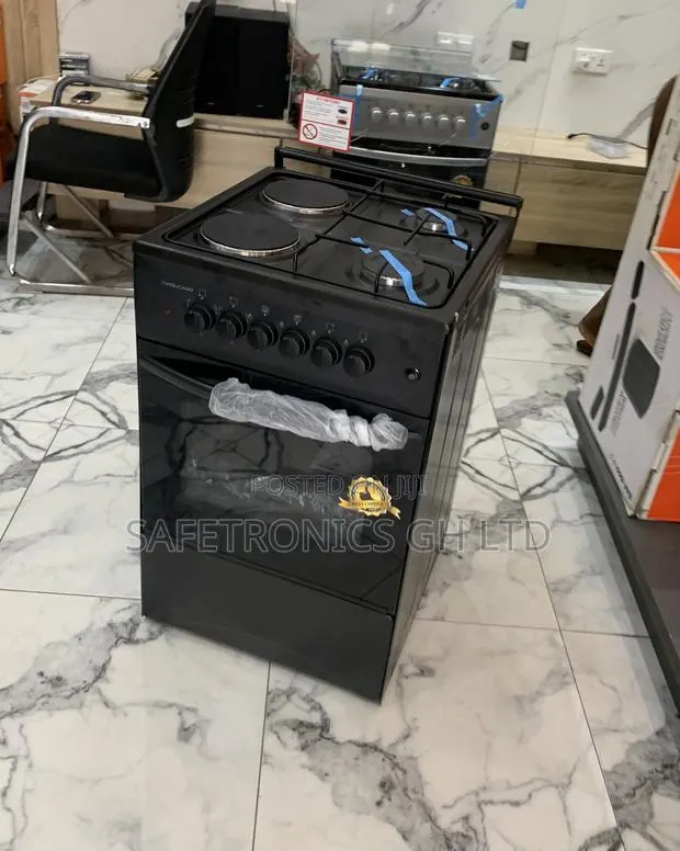Elegant Volcano 2 Gas 2 Electric Stove (50x50cm) · Photo 1