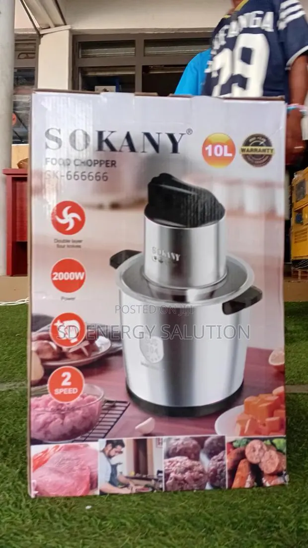 Premium Sokany Food Chopper – Sharp, Durable Efficient · Photo 1