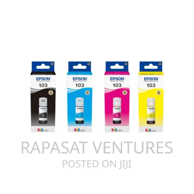 Epson 103 Ecotank Ink Bottle (200 Cedis Per Color) · Photo 1