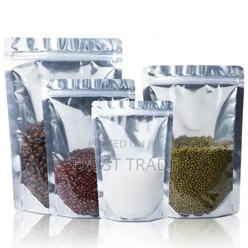 Stand Up Pouches - Silver 9*15cm