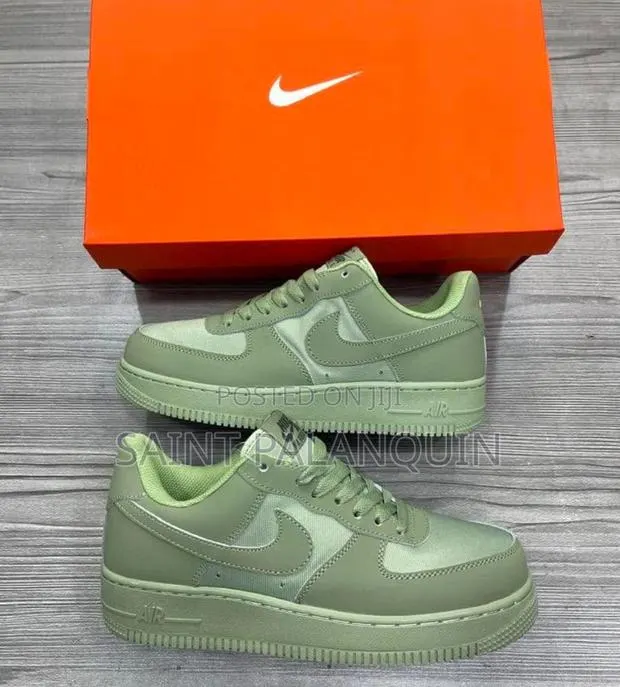 Nike Airforce 1 Army Green · Photo 1
