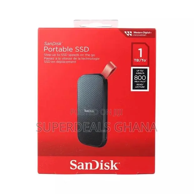 Sandisk Portable Ssd 1tb Usb-c, Usb 3.2, Gen 2 800mb/S · Photo 1
