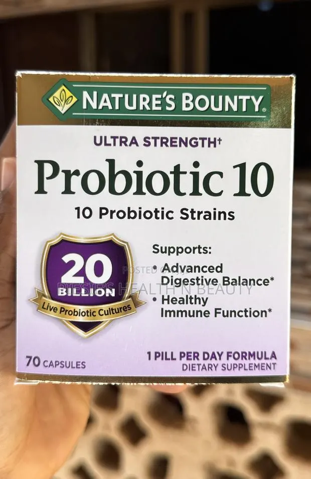 Nature's Bounty Probiotic 10 Ultra Strength, 20 Billion · Photo 1
