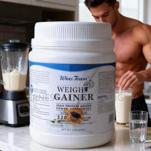 Wins Town Weight Gainer – High Protein Mass Gainer Supplement · Photo 1