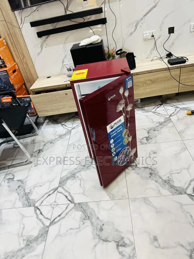 Call and Order for Red Finish Single Door Fridge Pf-109-2b · Photo 1