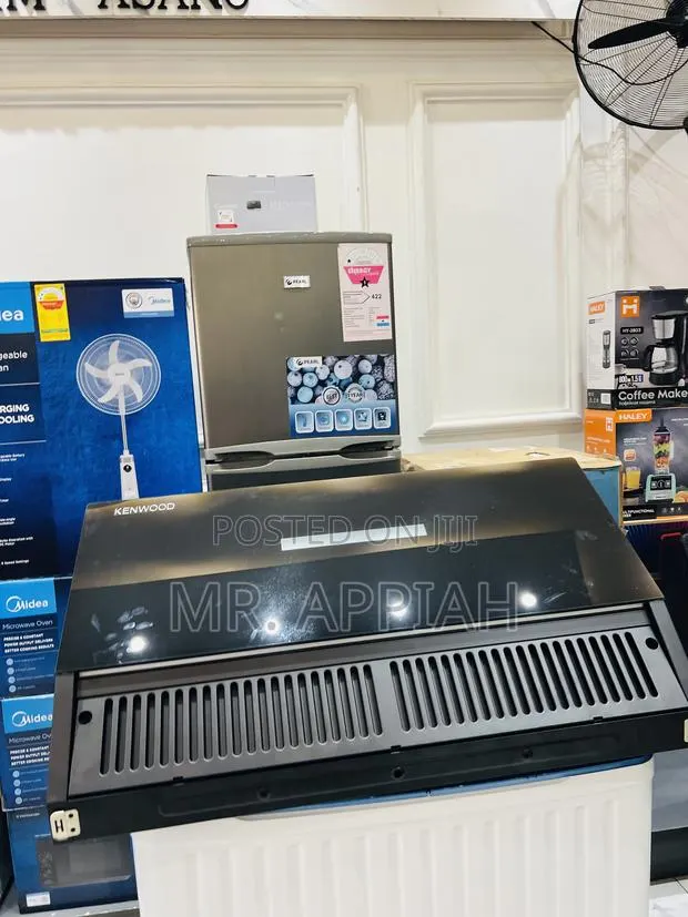 Durable Kenwood 90cm Tempered Glass Black Heat Extractor · Photo 1