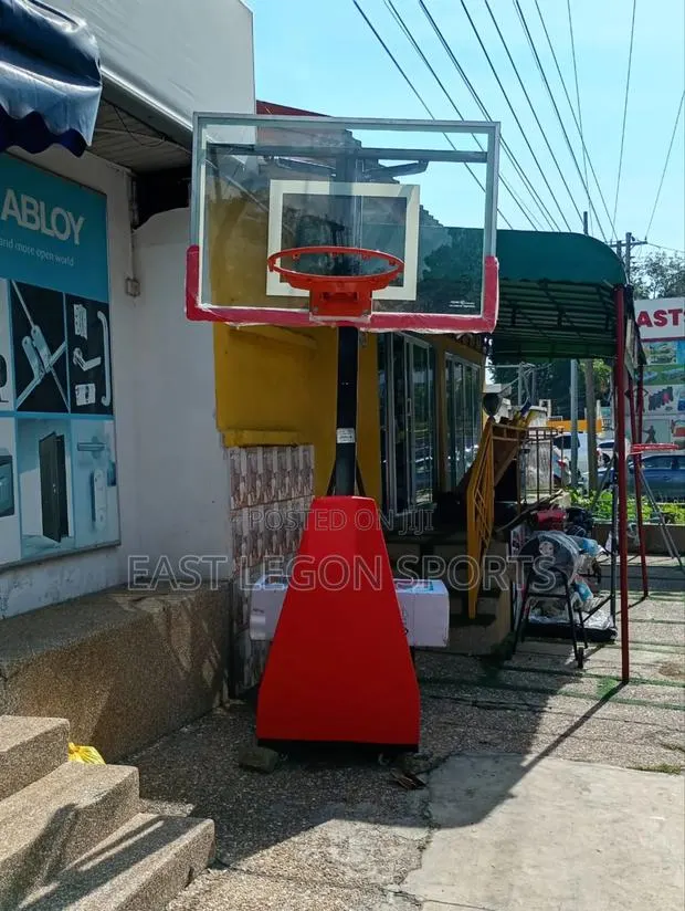 Teens Fibre 10ft Basketball Hoop Stand Mount · Photo 1