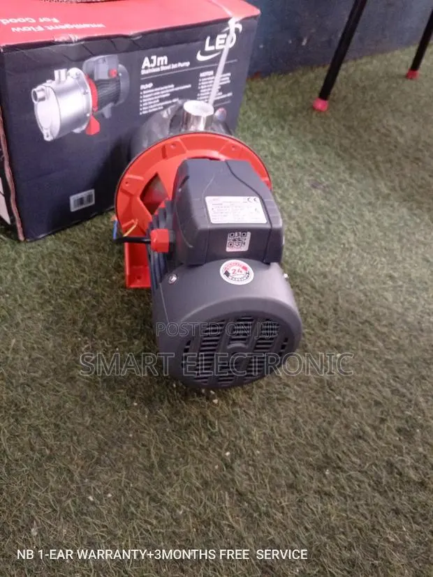 Stainless Steel Jet Pump- 1.0HP Leo Water Pump · Photo 1