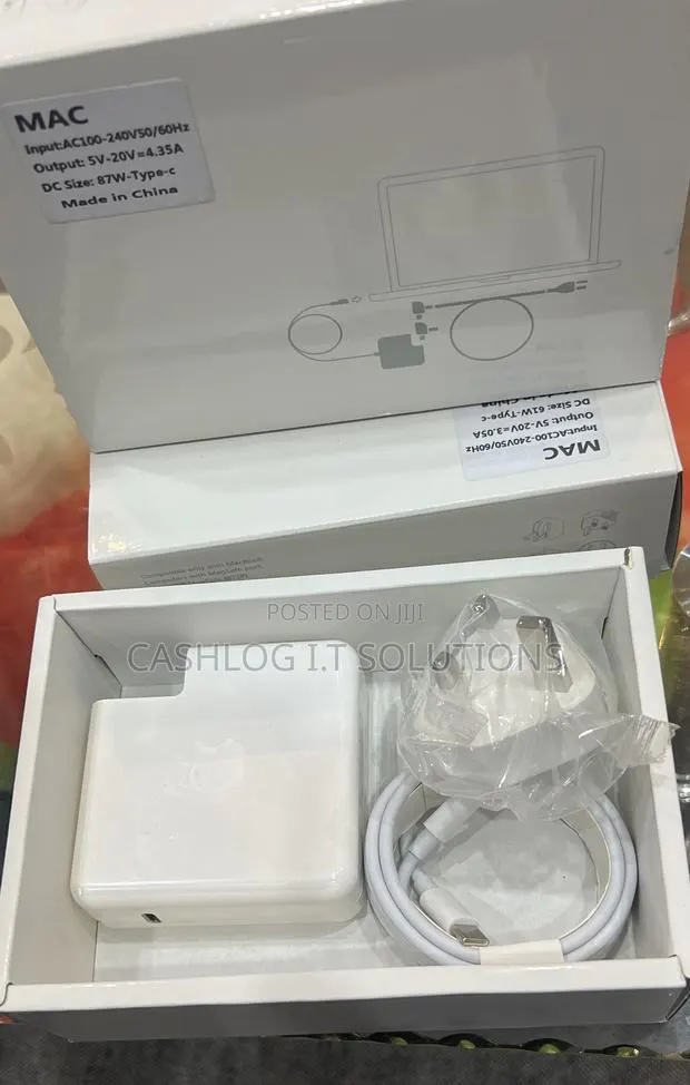 Macbook Type C 87 Watts Charger Original · Photo 1