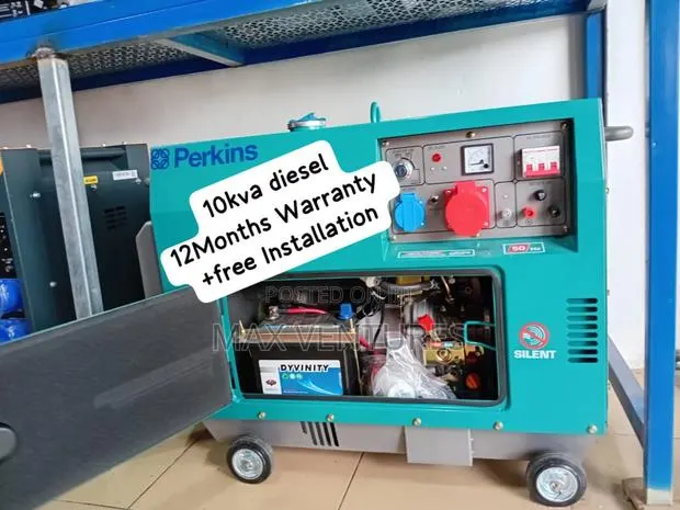 10kva Diesel Perkins Genset Silent Aether Well 3phase · Photo 1