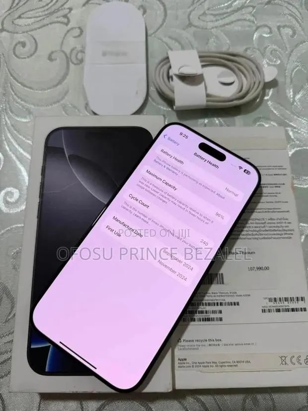 Apple iPhone 16 Pro Max 512 GB Black · Photo 1