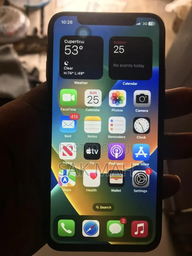 Apple iPhone X 256 GB Black · Photo 1