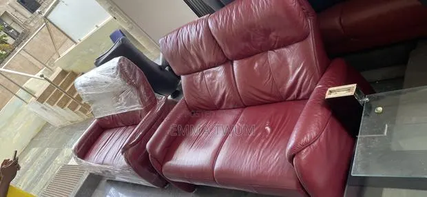 Two in One Leather Sofa Chair From Germany · Photo 1