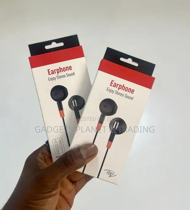 Itel Stereo Sound Earphone With Smart Control 3.5mm Jack - E11 · Photo 1