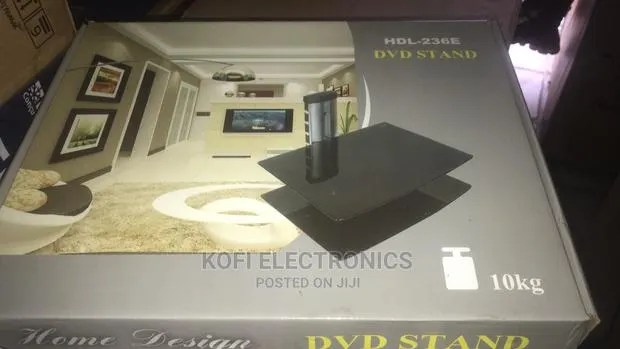 Dual Glass AV Wall Shelf · Photo 1