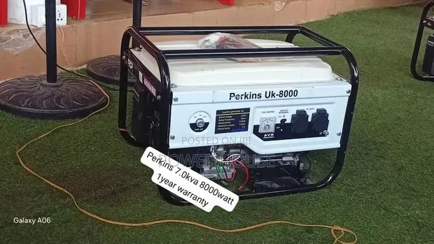 Powerful Perkins 7.0kva 8000w Generator Available 7kva · Photo 1