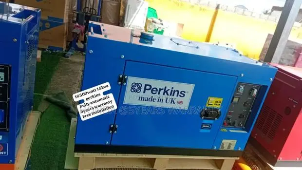 Energy Enhancer Perkins Generator 15kva 16500watt Diesel Ats · Photo 1