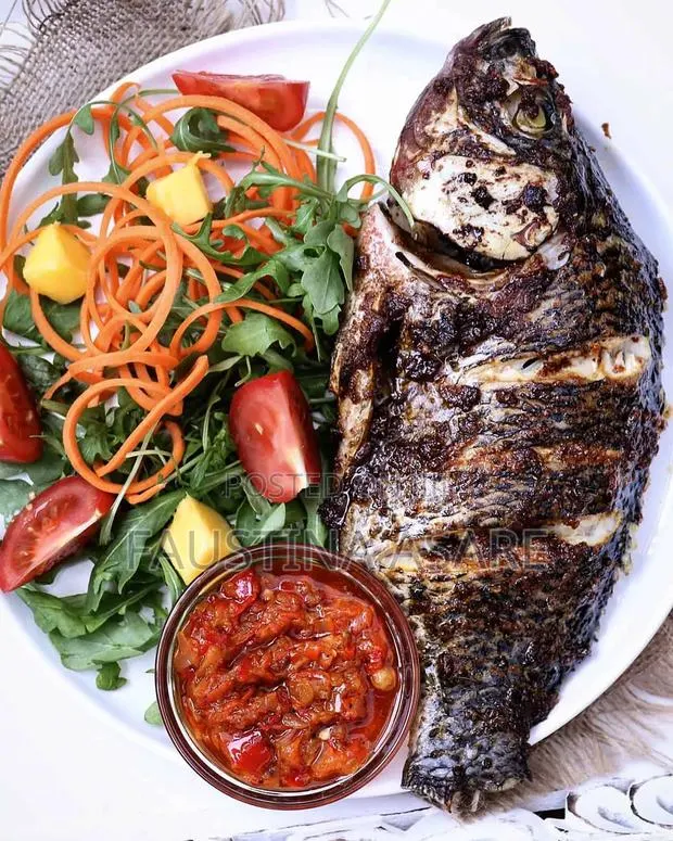 Banku With Tilapia · Photo 1
