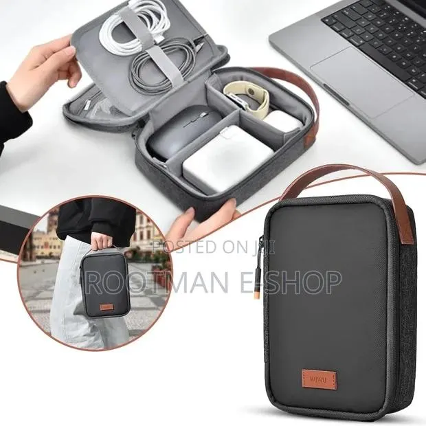 Wiwu Electronics Organizer, Waterproof Travel Cable Organizer Bag · Photo 1