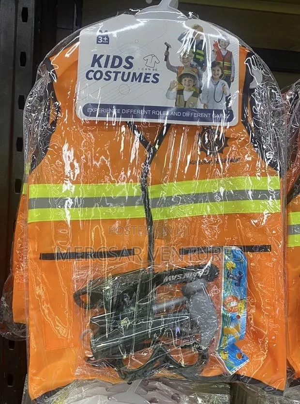Kids Tool Set for Boys Girls 3-5 Years, Construction Worker Costume · Photo 1