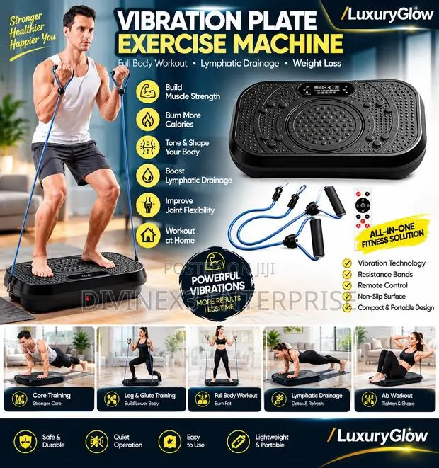 Vibration Plate Exercise Machine – Full-Body Fitness · Photo 1
