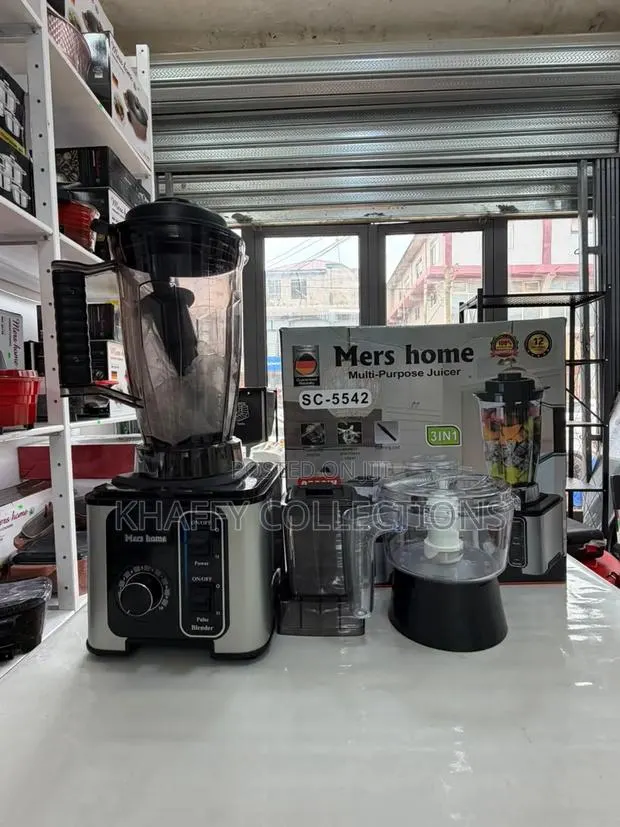 Mers Home 3-in-1 Multi-Purpose - Blender + Food Processor · Photo 1