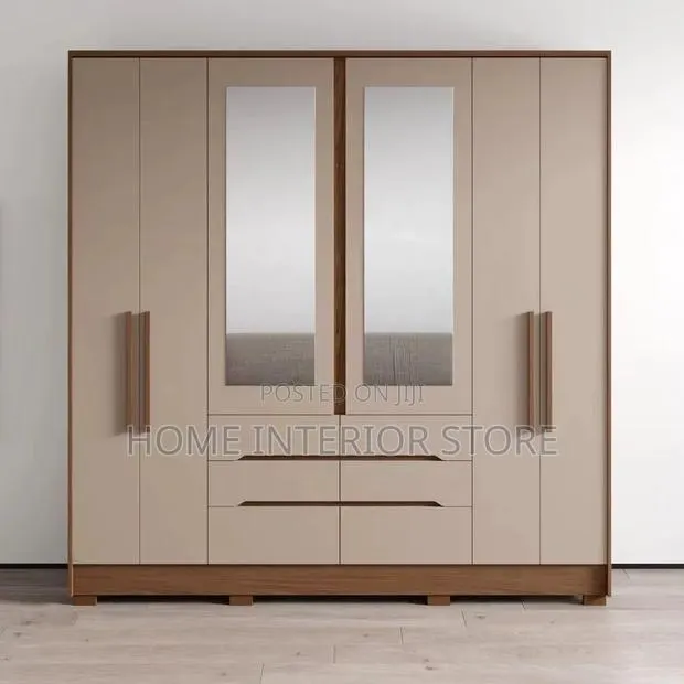 Premium Quality Modern Style Wardrobe With Full Length Mirror Door · Photo 1
