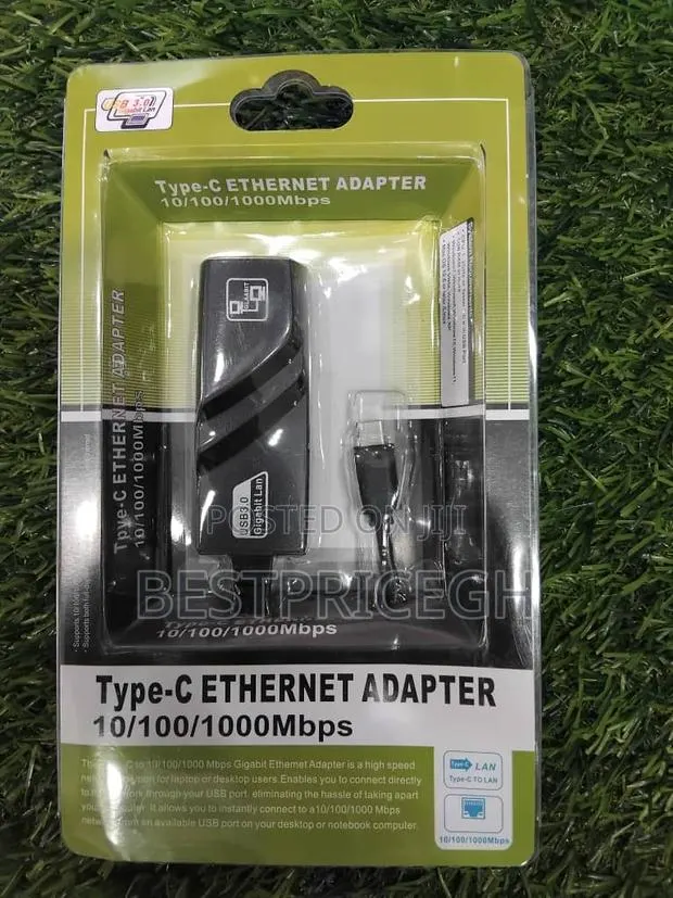 Type C Ethernet Adapter 10/100/1000mbps · Photo 1