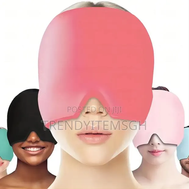 Instant Cooling Headache Relief Cap – Migraine Stress Relief Gel Har · Photo 1