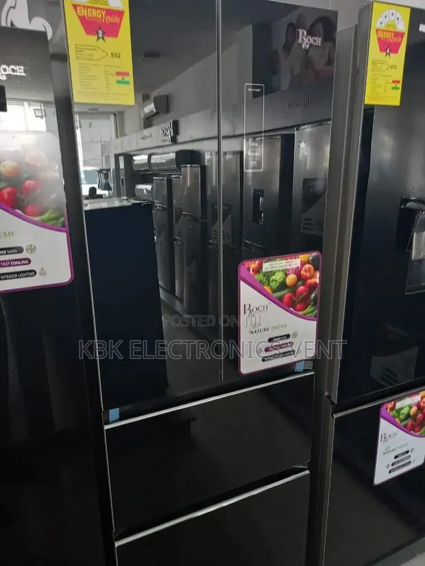 Roch 320Liter French Door Refrigerator Mirror Doors · Photo 1