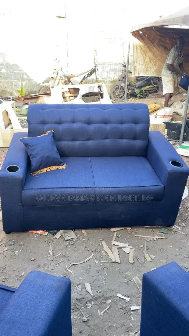 Two in One Couch With Throw Pillows · Photo 1