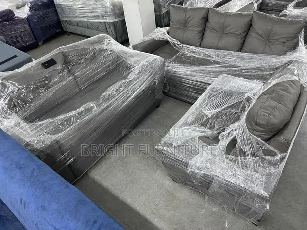 High Quality Leather 3+2+1 Sofa Sets