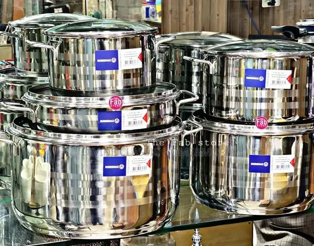 10pcs Stainless Steel Cookware Set · Photo 1