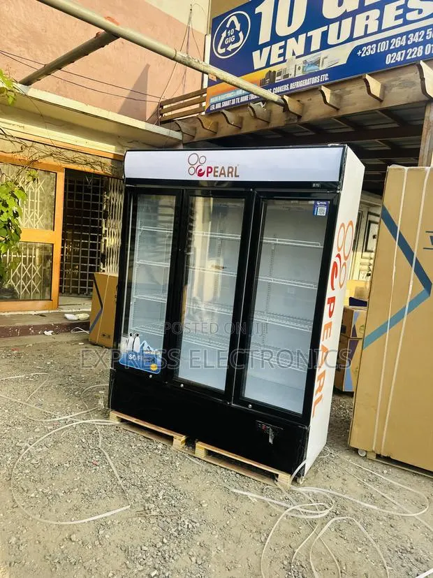 Available Now at Store Pearl Display Fridge Three Doors · Photo 1