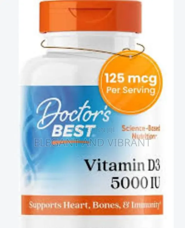 Doctor's Best Vitamin D3 5000IU, Non-Gmo · Photo 1