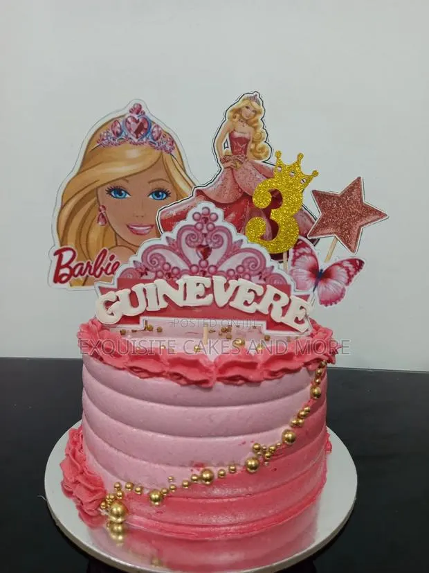 Cute Pink Barbie Cake · Photo 1