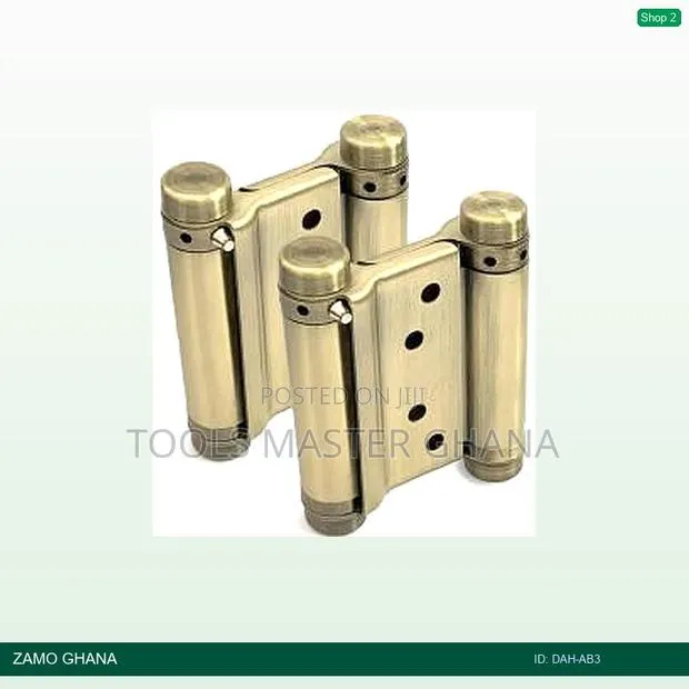 Double Action Spring Hinges 3 Inch Bronze - Dah-Ab3 · Photo 1