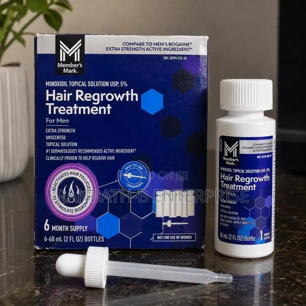 Member’s Mark 5% Minoxidil Hair Regrowth Treatment – & Unscented · Photo 1