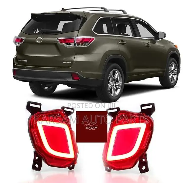 Toyota Highlander 2015 -2020 Back Bumper Reflector Led Type · Photo 1