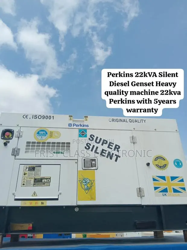 Perkins 22kVA Diesel Generator – Heavy-Duty Quality for Commercial Use · Photo 1
