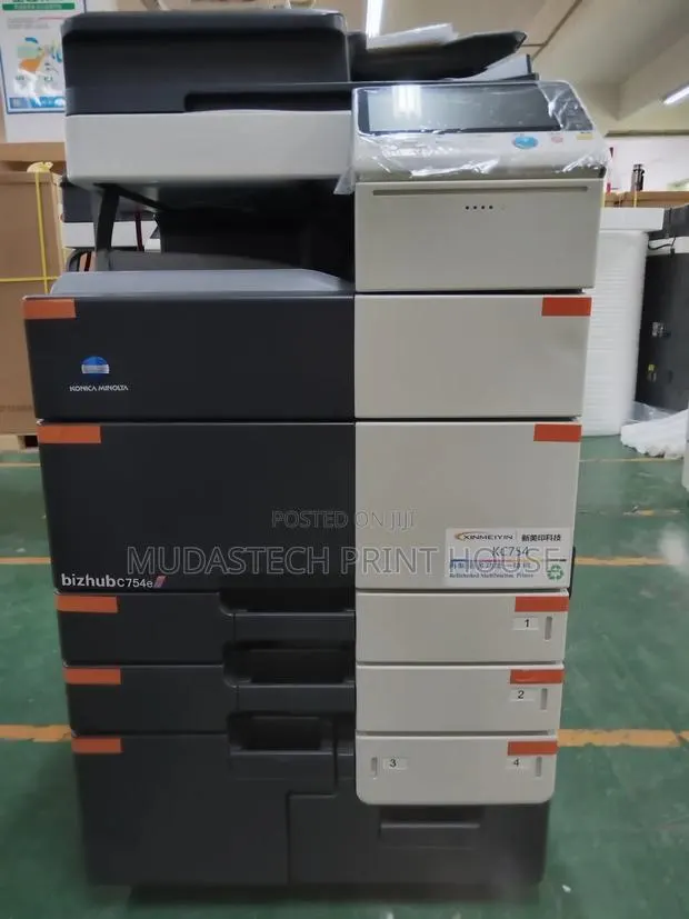Brand New Konica Minolta C754e, Print on Hard Card, Speed 75 · Photo 1