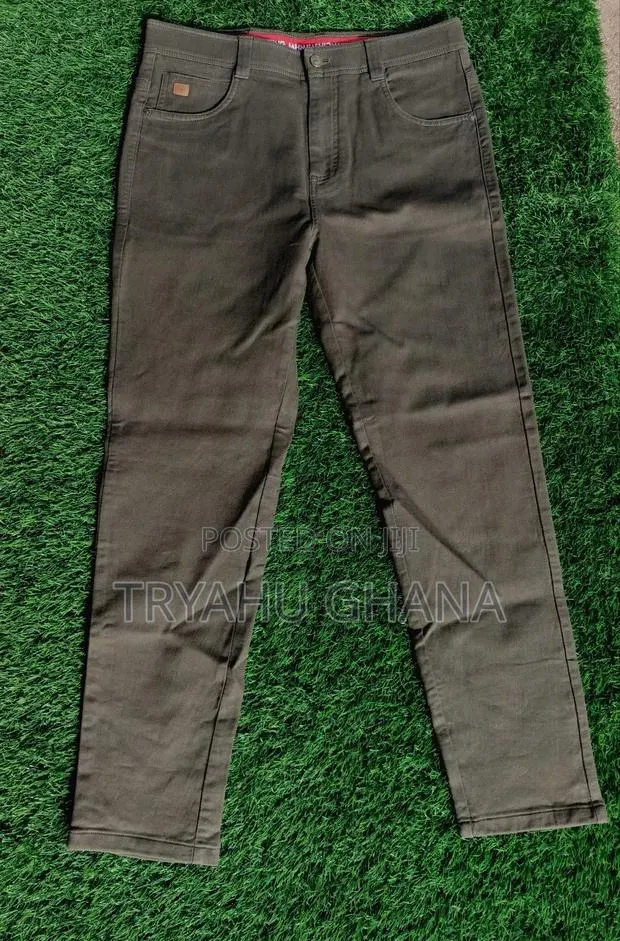 Classy Quality Foreign Used Army Green Kharki Jeans for Sale · Photo 1