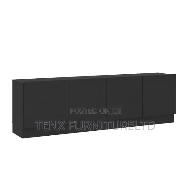 Tv Stand 4door BLCK · Photo 1