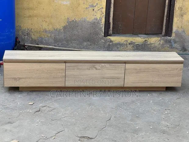 Modern Wooden TV Stand – Stylish Living Room TV Console · Photo 1