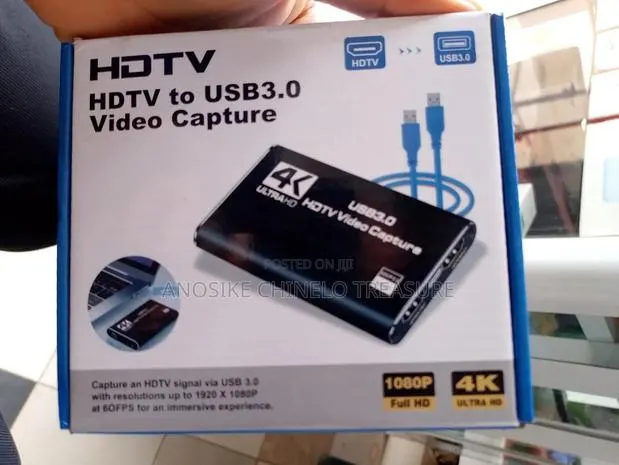 HDTV to USB 3.0 Video Capture Card – 1080P Full HD HDMI Capture Device · Photo 1