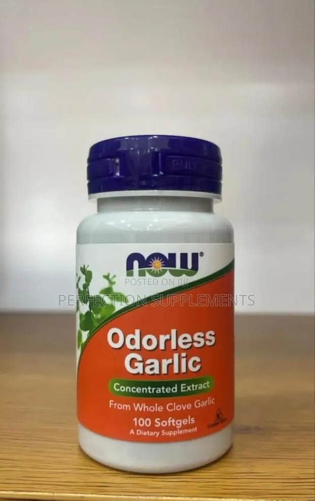 Now Odorless Garlic Softgels
Concentrated Extract · Photo 1