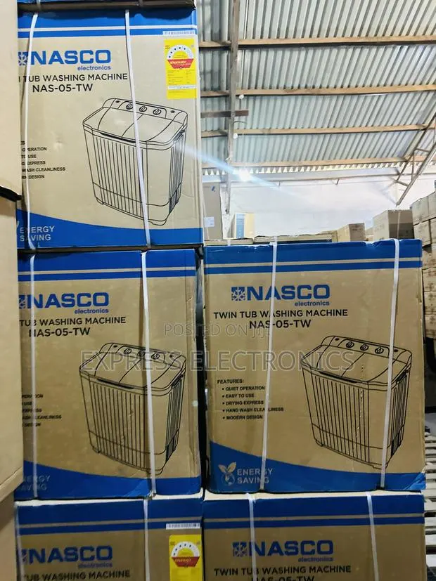 5kg Topload Twintub Semi Automatic Nasco White · Photo 1