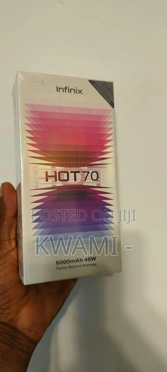 New Infinix Hot 70 256 GB Black · Photo 1