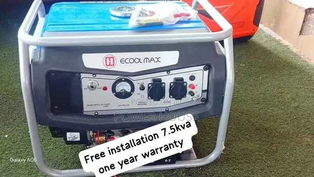 Power Your Comfort – Ecoolmax 7.5kva Petrol Generator · Photo 1