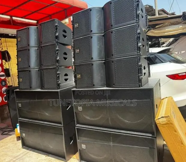 2pairs of Martins Audio Bass Speakers 6pieces of Kara 12inches Array · Photo 1